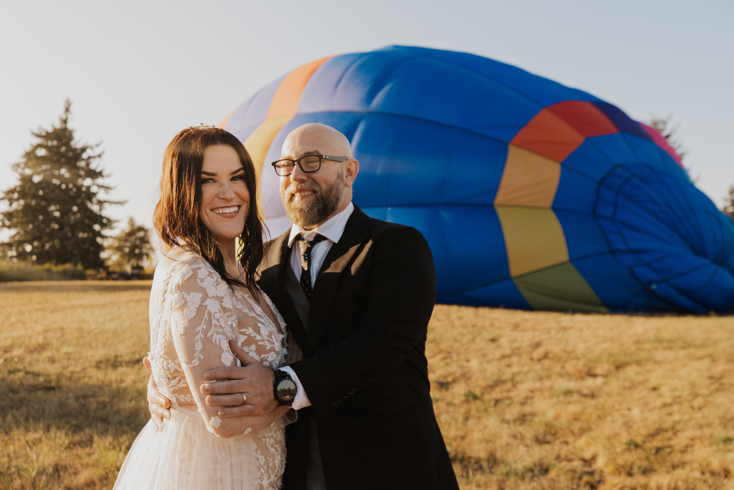 hot air balloon elopement